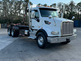 2 x 2020 Peterbilt 567 HD Rolloff trucks, Double Frames, LOW LOW MILES