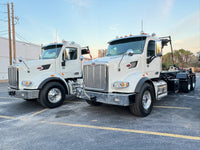 2 x 2020 Peterbilt 567 HD Rolloff trucks, Double Frames, LOW LOW MILES