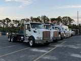 2 x 2020 Peterbilt 567 HD Rolloff trucks, Double Frames, LOW LOW MILES